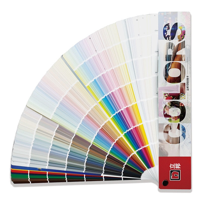 컬러 카드 라텍스 페인트 컬러 가이드 컬러 카드 1988 컬러 신판 국가 표준 페인트 카드